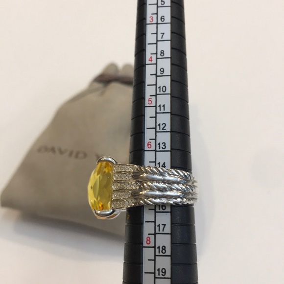 ♥️♥️SOLD♥️♥️DAVID YURMAN Tides Ring Lemon Citrine - Picture 12 of 12